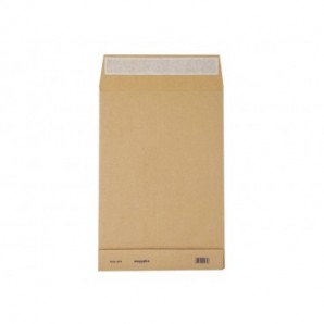 Buste a sacco Blasetti Monodex Avana in carta kraft 120 g/m² - fondo quadro - 23+4x33 cm - conf. 250 pz - 0934