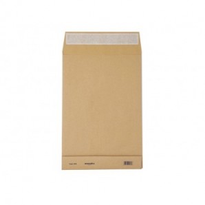 Buste a sacco Blasetti Monodex Avana in carta kraft 120 g/m² - fondo quadro - 30+4x40 cm - conf. 250 pz - 0936
