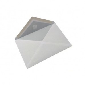 Buste senza finestra Blasetti Gardenia con lembo gommato - 80 g/m² bianco - 12x18 cm - conf. 500 pz - 0023