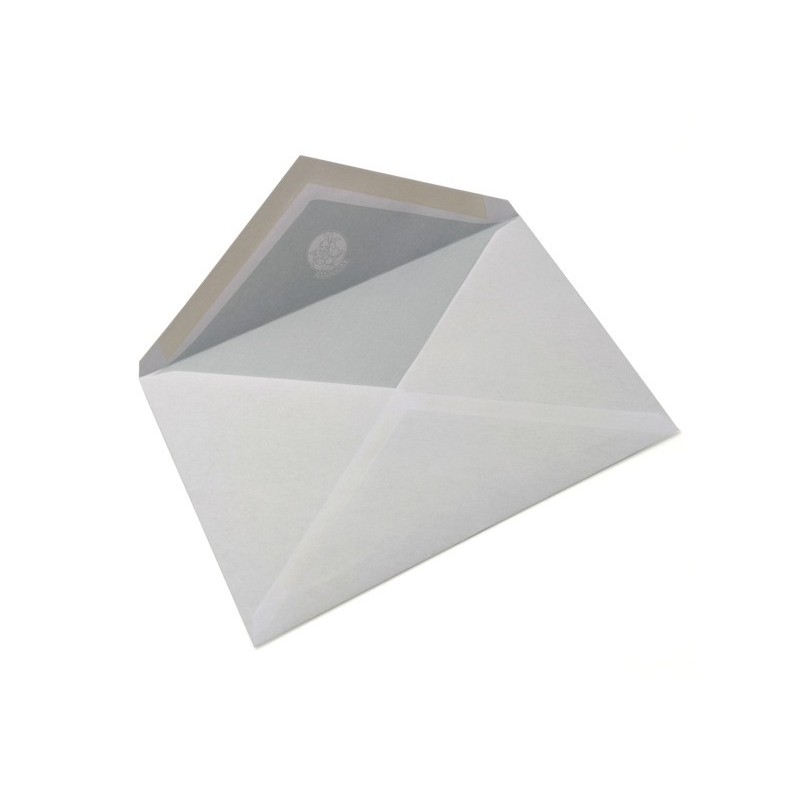 Buste senza finestra Blasetti Gardenia con lembo gommato - 80 g/m² bianco - 12x18 cm - conf. 500 pz - 0023