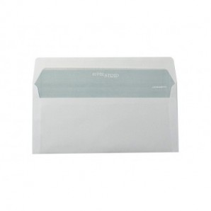 Buste con finestra Blasetti Strip Laser Opened - 90 g/m² bianco - 11x23 cm - conf. 500 pz - 0156