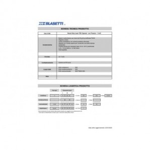 Buste con finestra Blasetti Strip Laser Opened - 90 g/m² bianco - 11x23 cm - conf. 500 pz - 0156