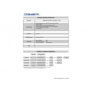 Buste con finestra Blasetti Strip Laser - 90 g/m² bianco - 11x23 cm - conf. 500 pz - 0157