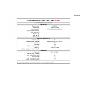Detersivo in polvere Dash Professional 125 misurini 6,25 Kg - PG269
