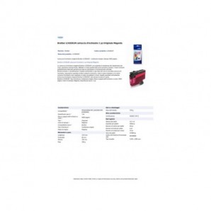 Cartuccia Brother LC426XL magenta - LC426XLM