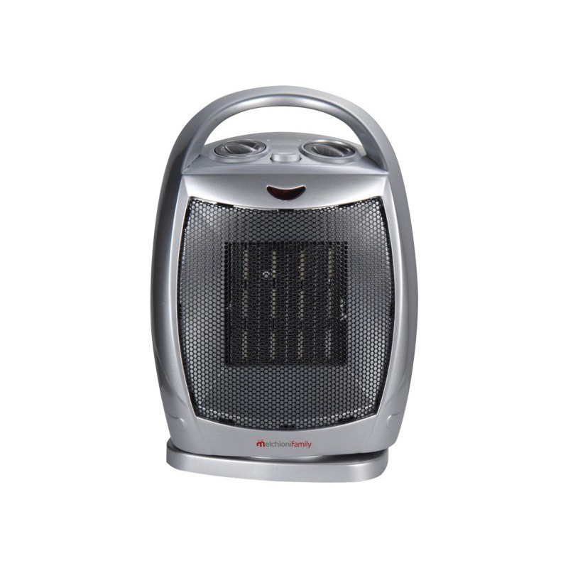 Termoventilatore ceramico silver con termostato integrato Melchioni Family Calido 1.500 W - 158640045