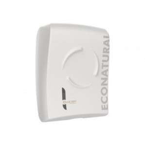 Dispenser per asciugamani piegati a Z, V e C Lucart Professional Econatural Flow 40,4x32x15,5 cm bianco - 892514