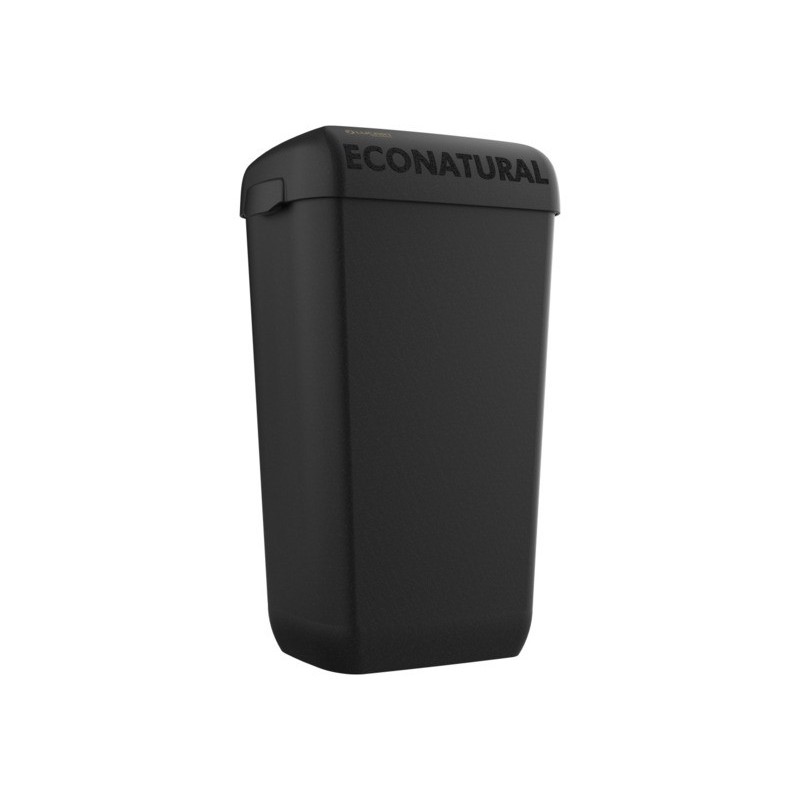 Cestino porta rifiuti 23 L Lucart Professional Econatural Flow 55,8x34,5x23 cm nero - 892512