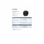 Dispenser per carta igienica maxi jumbo Lucart Professional Econatural Flow 35,7x35x14,2 cm nero - 892513
