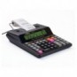 Calcolatrice scrivente termica Nikoffice CP-3200 - display 12 cifre - nero - 08NIK117/N
