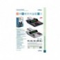 Calcolatrice scrivente termica Nikoffice CP-3200 - display 12 cifre - bianco - 08NIK117/B