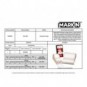 Etichette autoadesive bianche permanenti a modulo continuo 1 corsia Markin 8.000 etichette - 72x36,2 mm - conf. 1000 ff