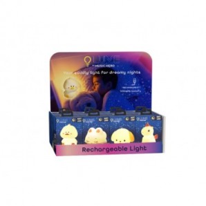 Espositore 8 luci da notte Lume by Music Hero forme assortite EXPO-LUMEANIMALPK+