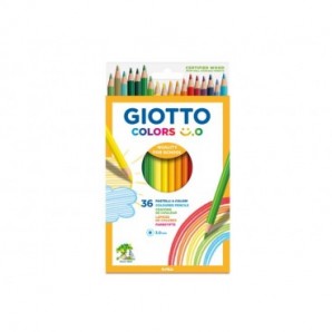 Matite colorate Giotto Colors Smile 3 mm in conf. da 36 colori assortiti - F278500