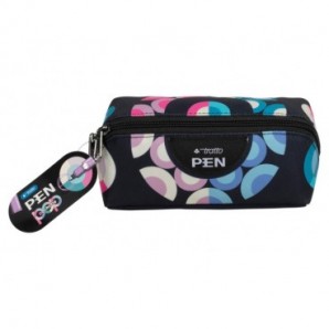 Pochette Tratto Pen Pop in conf. da 12 penne a punta sintetica - rosa/azzurro - F813900
