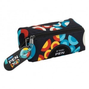 Pochette Tratto Pen Pop in conf. da 12 penne a punta sintetica - rosso/blu - F813800