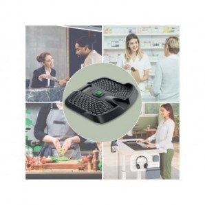 Tappetino anti-fatica Leitz Ergo Active - 60,5x6x68,1 cm - grigio scuro - 53730089