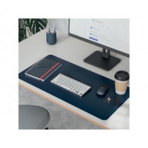 Tappetino da scrivania sottomano Large Leitz 70x36 cm blu notte - 53820068