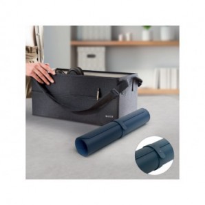 Tappetino da scrivania sottomano Large Leitz 70x36 cm blu notte - 53820068