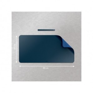 Tappetino da scrivania sottomano Large Leitz 70x36 cm blu notte - 53820068