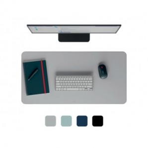 Tappetino da scrivania sottomano Large Leitz 70x36 cm grigio - 53820085