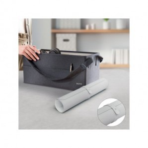 Tappetino da scrivania sottomano Large Leitz 70x36 cm grigio - 53820085