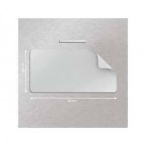 Tappetino da scrivania sottomano Large Leitz 70x36 cm grigio - 53820085