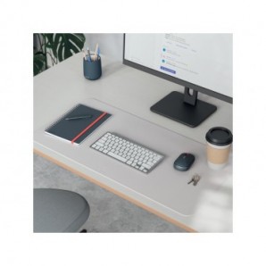 Tappetino da scrivania sottomano Large Leitz 70x36 cm grigio - 53820085