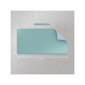 Tappetino da scrivania sottomano Large Leitz 70x36 cm menta - 53820051