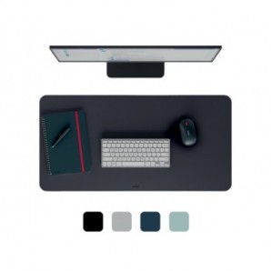 Tappetino da scrivania sottomano Large Leitz 70x36 cm nero - 53820095