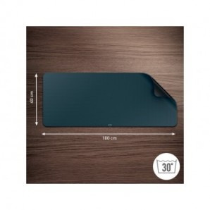 Tappetino da gaming sottomano Leitz Extra Large 100x40 cm grigio scuro - 53840089