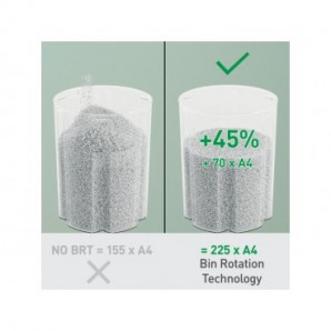 Distruggidocumenti Leitz IQ OptiMax Home Office fino a 225 ff - P5 - 15 L - 83580000