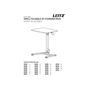 Scrivania compatta elettrica Leitz Ergo Sit-Stand pieghevole - 65880001