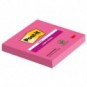 Foglietti riposizionabili Post-it® Super Sticky 76x76 mm - rosa power - conf. 6 blocchetti da 90 ff 654-6SS-PPNK