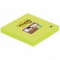 Foglietti riposizionabili Post-it® Super Sticky 76x76 mm - verde - conf. 6 blocchetti da 90 ff - 654-6SS-GRN