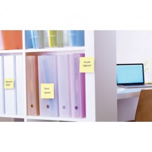 Foglietti riposizionabili Post-it® Super Sticky 76x76 mm - verde - conf. 6 blocchetti da 90 ff - 654-6SS-GRN