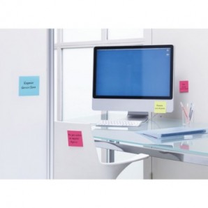 Foglietti riposizionabili Post-it® Super Sticky 76x76 mm - verde - conf. 6 blocchetti da 90 ff - 654-6SS-GRN