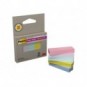 Segnapagina Post-it® Super Sticky in carta riciclata 15x50 mm - colori assortiti - conf. 5 index/70 ff
