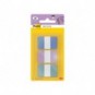 Segnapagina Post-it® Index Pastel Tabs 24x38 mm - blu, viola, verde - conf. 3/12 ff - 686-3 COAST