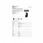 Registratore a leva senza custodia Binder BASIC-S in PP A4 - dorso 8 cm - nero - 21024221-05
