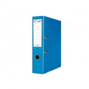 Registratore a leva senza custodia Binder BASIC-S in PP A4 - dorso 8 cm - blu - 21024221-01