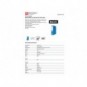 Registratore a leva senza custodia Binder BASIC-S in PP A4 - dorso 8 cm - blu - 21024221-01