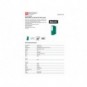 Registratore a leva senza custodia Binder BASIC-S in PP A4 - dorso 8 cm - verde - 21024221-02