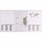 Registratore a leva senza custodia Binder BASIC-S in PP A4 - dorso 8 cm - blu navy - 21024221-03