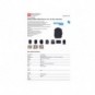 Zaino per laptop Donau Travel modello Warsaw - porta USB integrata - fino a 15,6'' - 23 L colore nero - 11571341-05