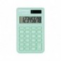 Calcolatrice tascabile Donau Tech con display a 8 cifre - 97x60x10 mm verde chiaro - K-DT2082-06