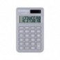 Calcolatrice tascabile Donau Tech con display a 8 cifre - 97x60x10 mm grigio chiaro - K-DT2082-13