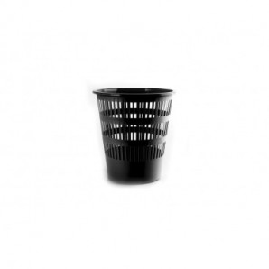Cestino gettacarte Donau 12 L nero D307-01
