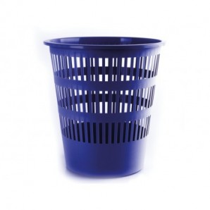 Cestino gettacarte Donau 12 L blu D307-10