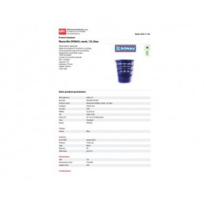 Cestino gettacarte Donau 12 L blu D307-10